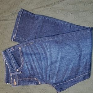 Ana brand blue jeans, skinny ankle.